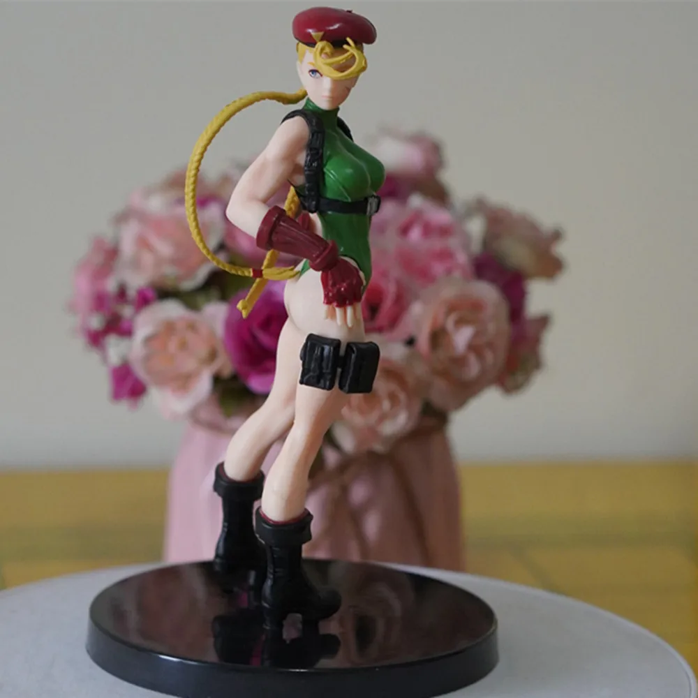 POP UP PARADE Street Fighter Cammy White Fighting Figure PVC Statue Model Desktop Ornament Game Collectible Gift For Game Fans