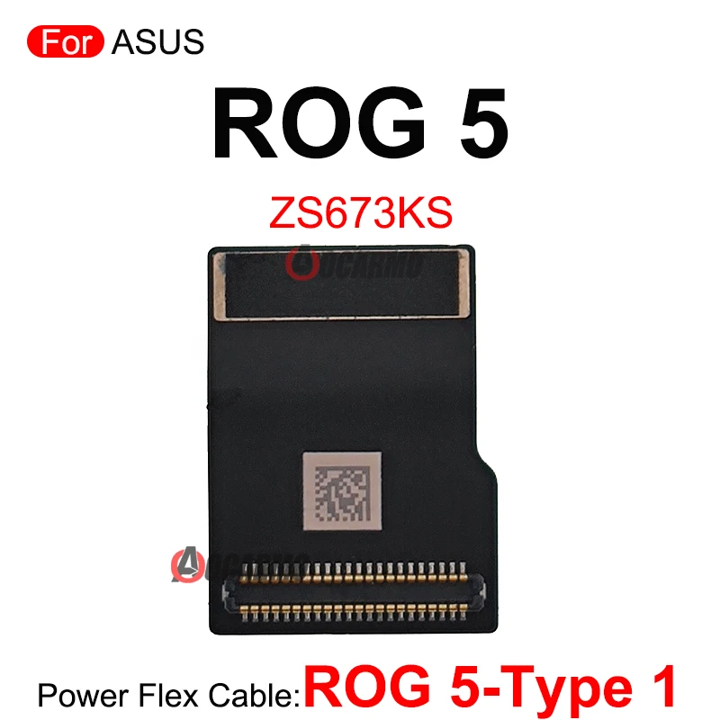 For ASUS ROG Phone 5 Rog5 ZS673KS NFC Mainboard Connect Small Board Fingerprint Fan Power Fingerprint Vibrator Motor Flex Cable