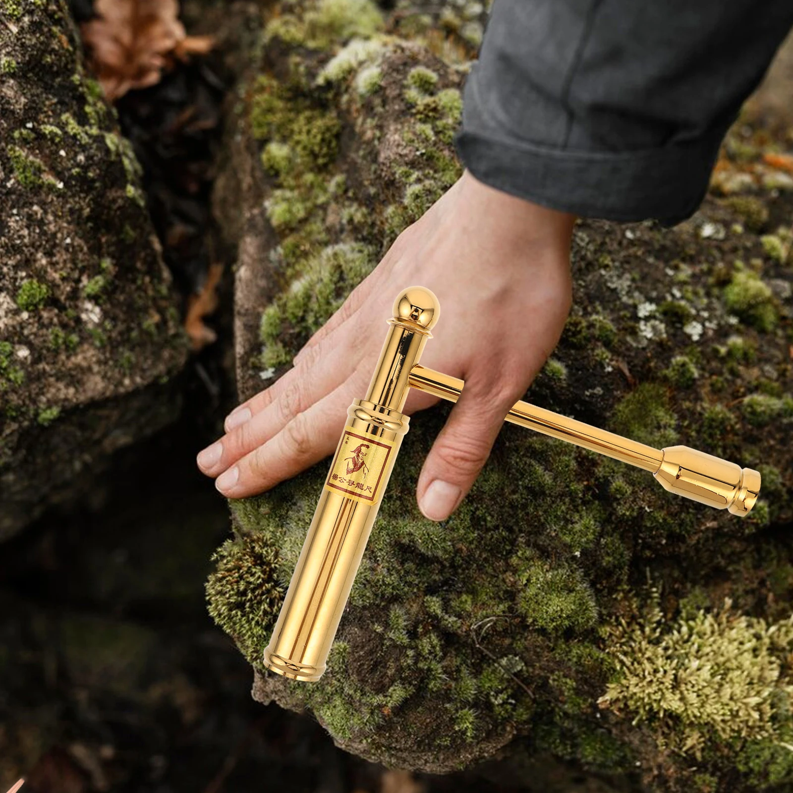 

High Precision Copper Dowsing Rods Kit Portable Metal Divining Rods Complete Accessory Set Effortless Operation Water Metal