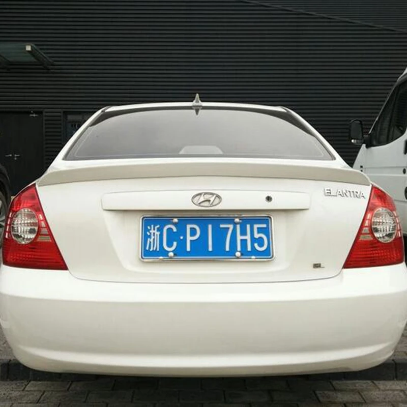 

Спойлер для Hyundai Elantra 2003-2008, задний спойлер из АБС-пластика для автомобильного заднего крыла Elantra грунтового цвета, задний спойлер для Hyundai Elantra, спойлер