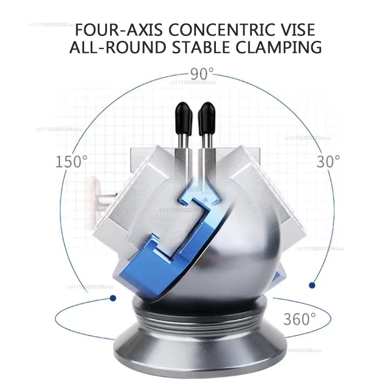 Universal Spherical 360-Degree Rotating Vise UA-90636 CNC Model Production Coloring Fixture for Precision Engineering