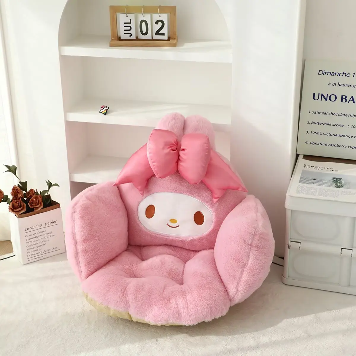 

Kawaii My Melody Seat Cushion Comfortable Chair Floor Sitting Pad Very Soft Thickened Comfortable Plush Cushion Home Decor Girl