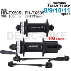 SHIMANO  ALTUS DEORE ALIVIO TOURNEY TX505  FH HB FH-TX800-QR FH-RM60 - Quick Release 28H 32H 36H  8/9/10/11SpeedOriginal  parts