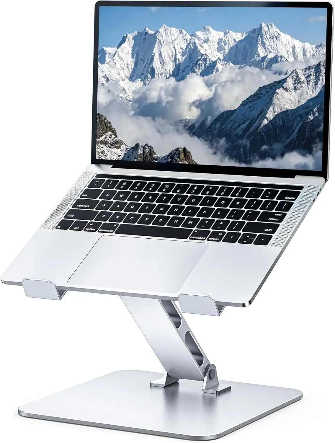 

Adjustable Ergonomic Laptop Stand, Foldable & Stable Aluminum Riser for 10-16" Laptops