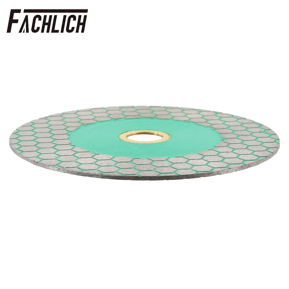 FACHLICH 1pc 5"/Dia125mm Diamond Cutting Disc Grinding Plate Double-side Ceramic Tile Porcelain Circular Saw Blade Angle Grinder