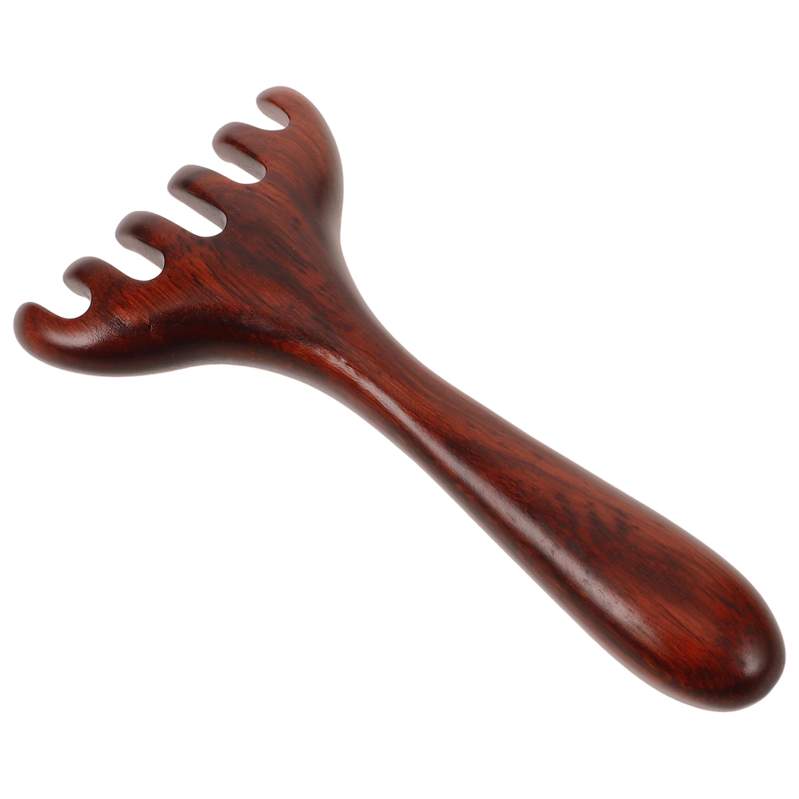 

Wooden Foot Massager Comb Handheld Acupoint Scalp Rake Smooth Surface Durable Practical Family Travel Outdoor Use