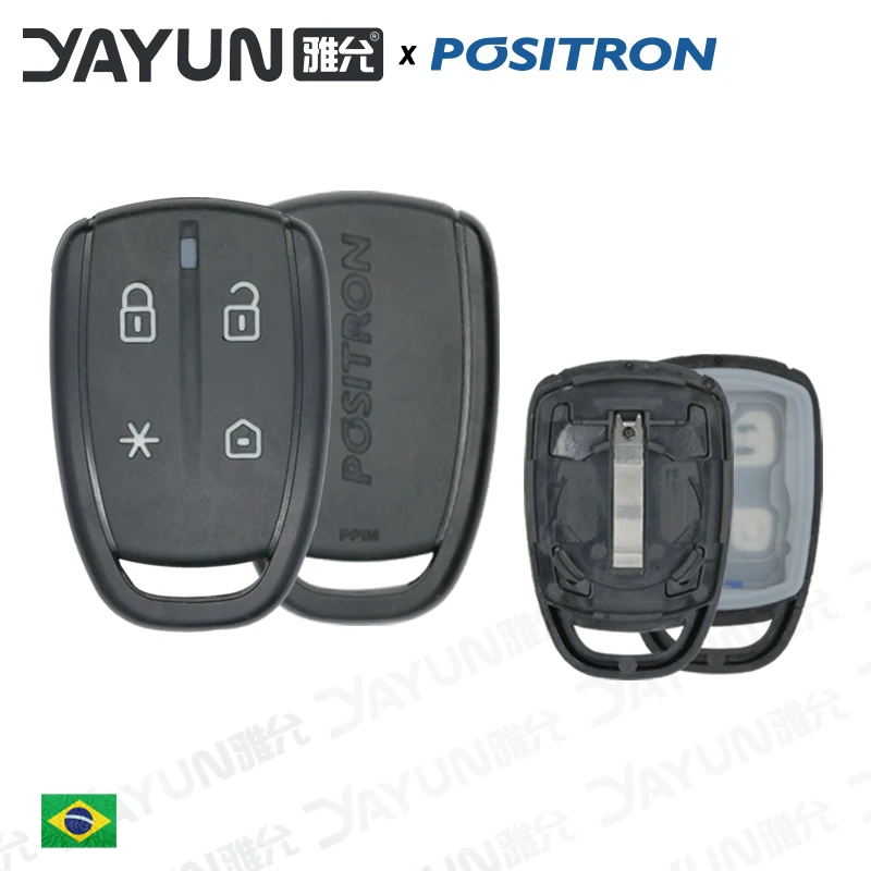 Guscio di allarme telecomando YAYUN 10PCS solo per custodia nera Positron originale PX72