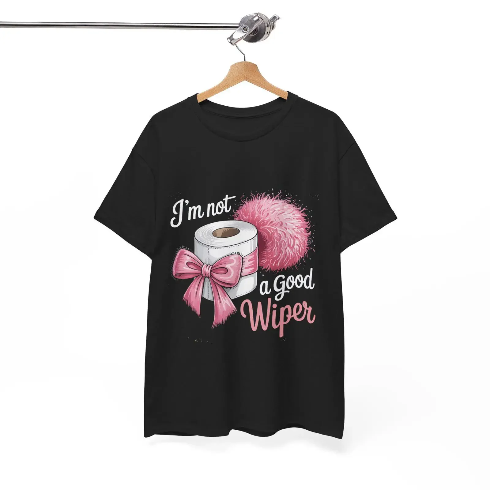 I'm Not a Good Wiper T Shirt Inappropriate Humor Gag  vintage Washed designer clothes Casual streetwear Stylish Versatile