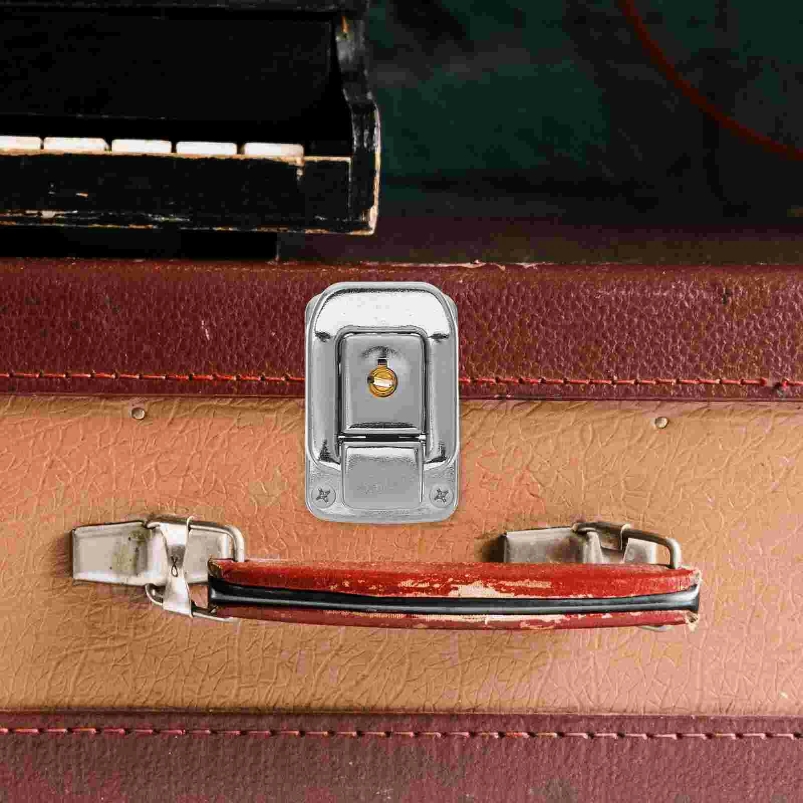 Box Lock Guitar Case Latch Suitcase Hasp Buckle Hasps for Small Key Cabinet Mini Flight