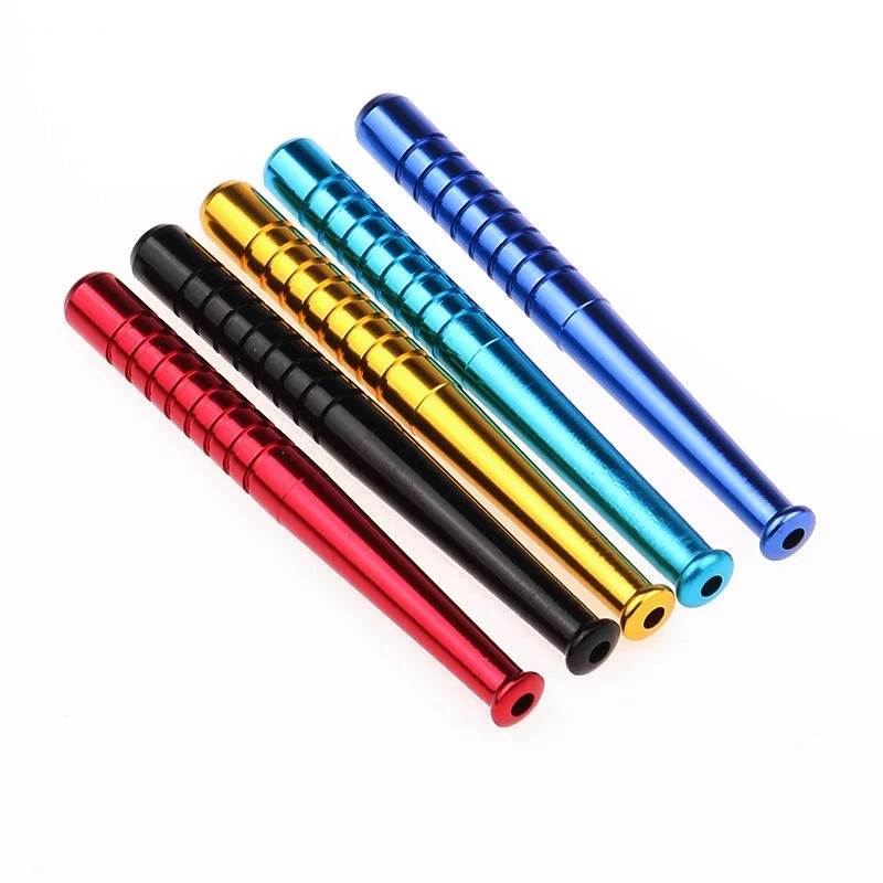 3pcs 6pcs 79mm Metal Baseball Pipe Exquisite portable Snuff tube High Quality Fashionable Snuff pipe Smoking Accessories - view 6