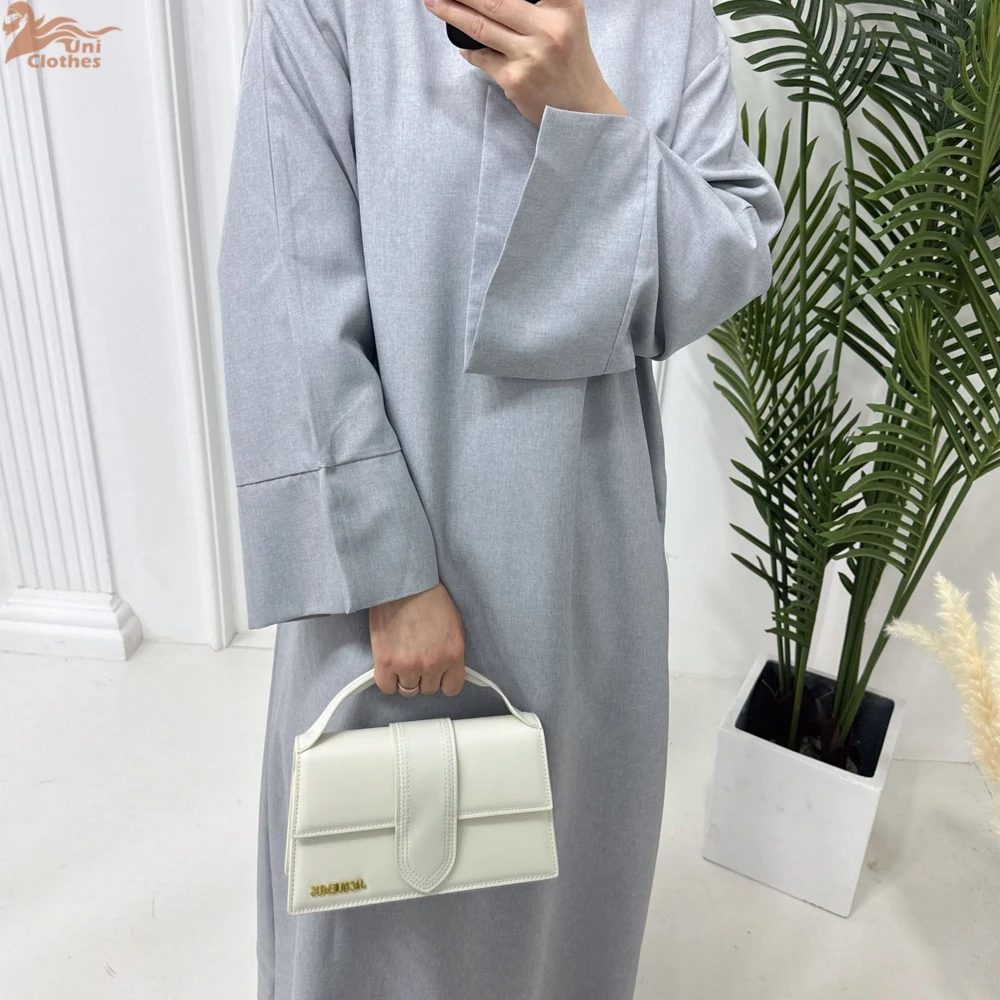 2025 New Dubai Abaya for Muslim Women Eid Ramadan Modest Dress Türkiye Loose Large Elegant Dress Gown Female Islam Clothing