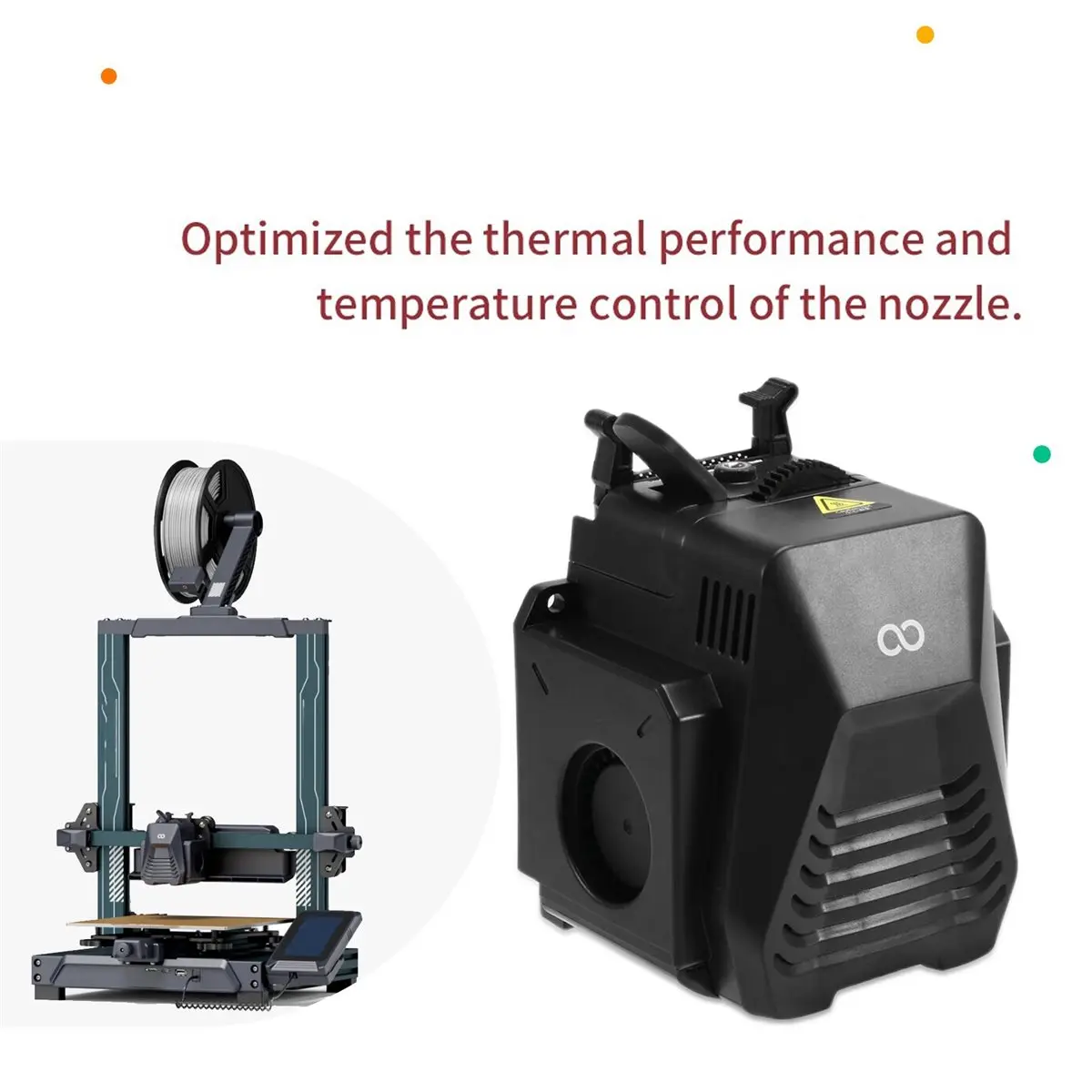 L77A Extruder for Neptune 4Pro 3D Printers Print Head From for Assembled Extruder Kit for Neptune 4Pro