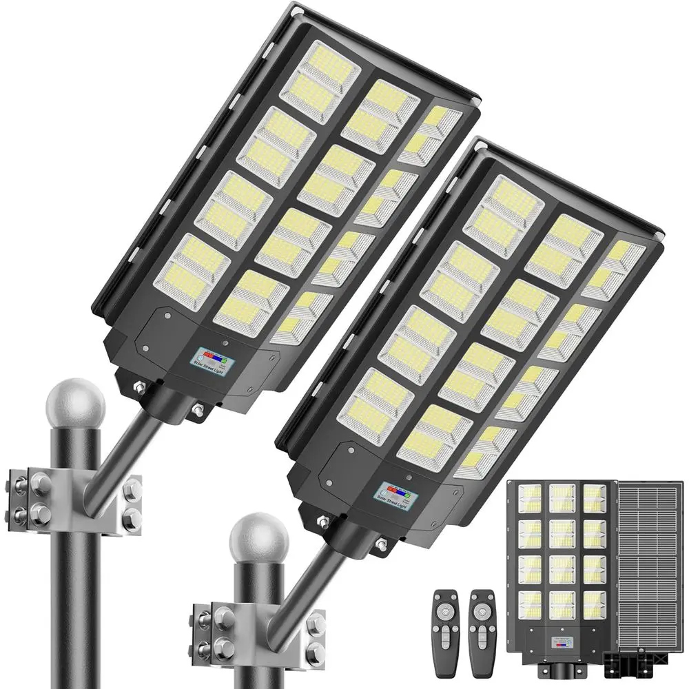 

8000W r Street Light Outdoor Waterproo, 240000LM r Powered Parking Lot Lights Large Street Light Dusk to with Motion Sensor, LED
