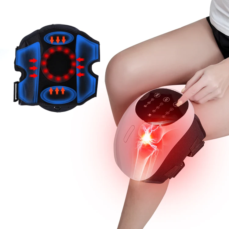 2025/ Pain Relieve Arthritis Knee Joint Treatment Electric Smart Physiotherapy Hot Compress Knee Massager  With H
