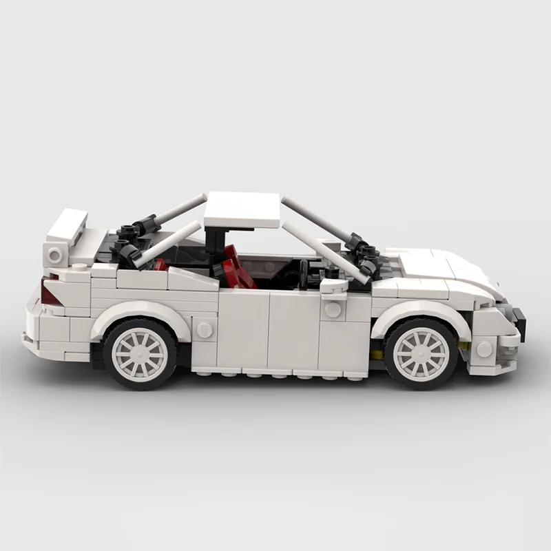 382pcs MOC City Champions Hondaed Integra Type R DC2 Model Building Blocks Architecture Toy Christmas Gifts Collection Education