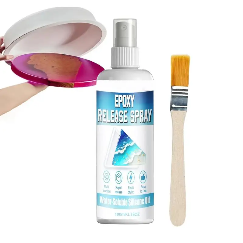 New-Epoxy Mold Demold Spray - Resin & Epoxy Release Agent For Smooth Mold Removal With Ease,Universal Use On Almost All Molds
