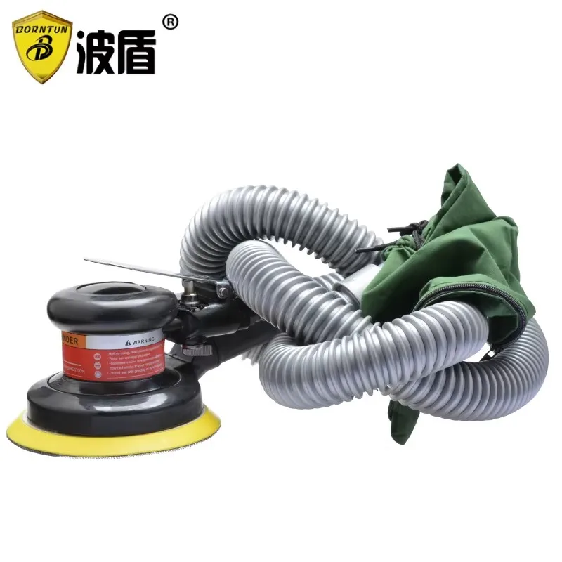 Wave Shield 5inch Pneumatic Polishing Machine with Vacuum Suction Disc, Air-Powered Sanding Machine, Sandpaper Machine, Grinding Machine 0126