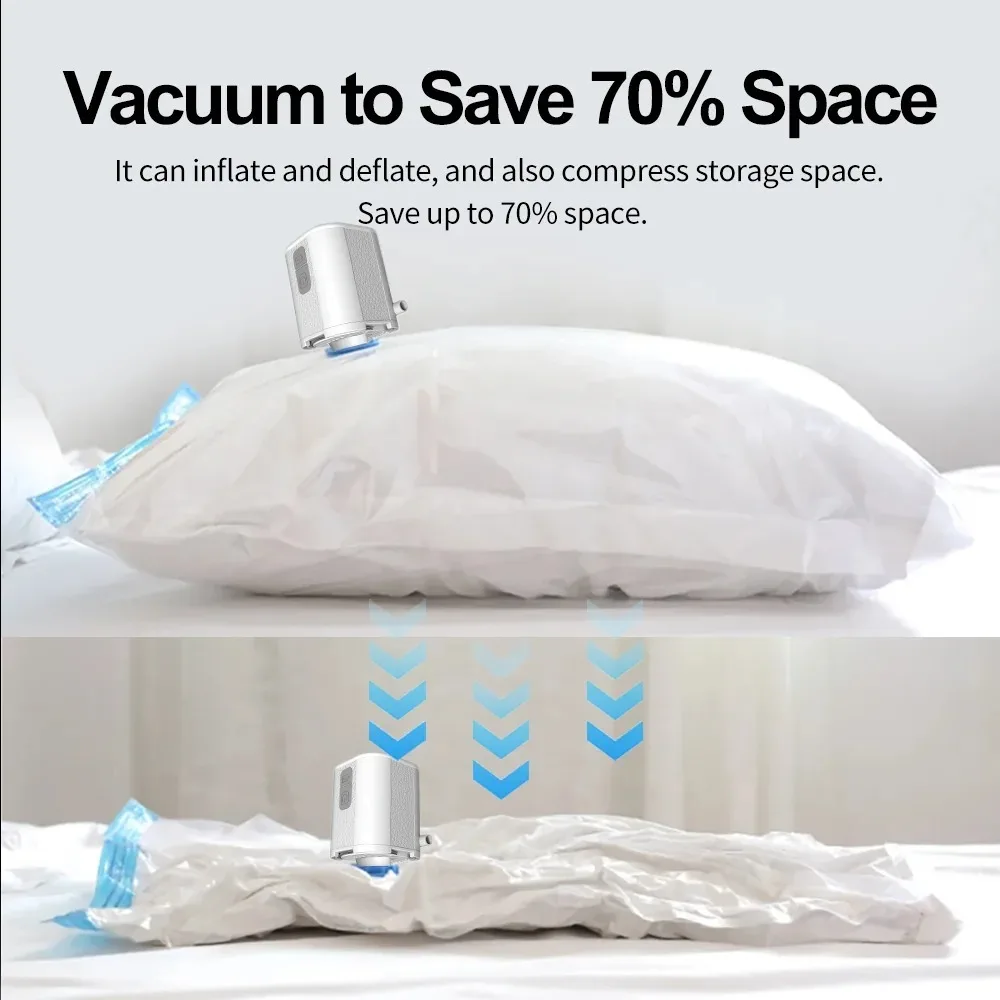 Vacuum Pump Electric Inflation Mini Air Pump Easy Use Lighting in Night Portable Inflator 3-in-1 Mini Pump GIGA PUMP TINY