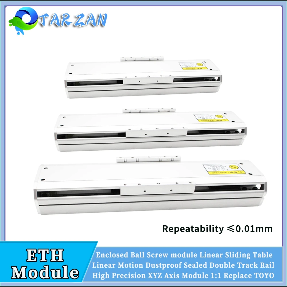 

Semi closed Linear Module Linear Motion Stage Dust Proof Enclosed Sliding Table CNC Precision Dust Proof Replace TOYO X Y Z Axis