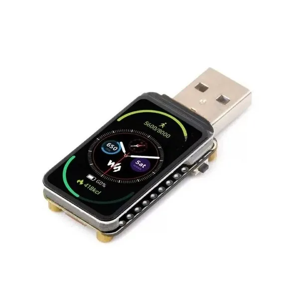 For ESP32-S3 Development Board 1.47 Inch LCD Display LVGL USB SD Card Slot