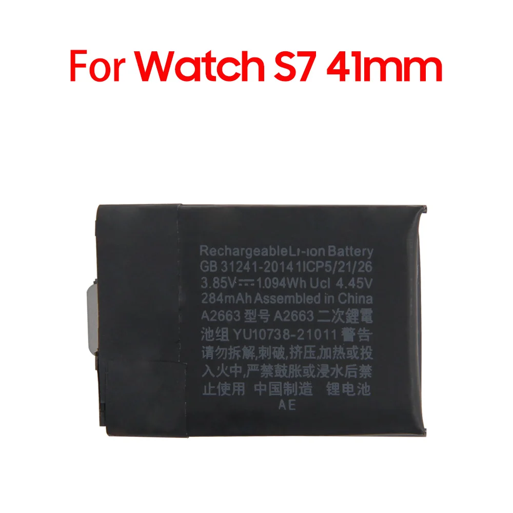 Replacement Battery A2663 A2552 For Apple Watch Series 7 Series7 41mm 45mm Quality Batteries With Tool