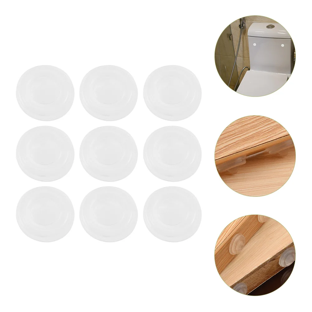 

100pcs Silicone Bumper Pads Clear Self adhesive Anti collision Furniture Cabinet Door Drawer Stoppers Durable Transparent