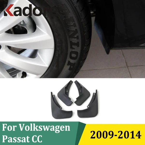 

For Volkswagen Passat CC 2009 2010 2011 2012 2013 2014 Splash Guards Mud Flap Mudguards Car Dirt Protector Decoration