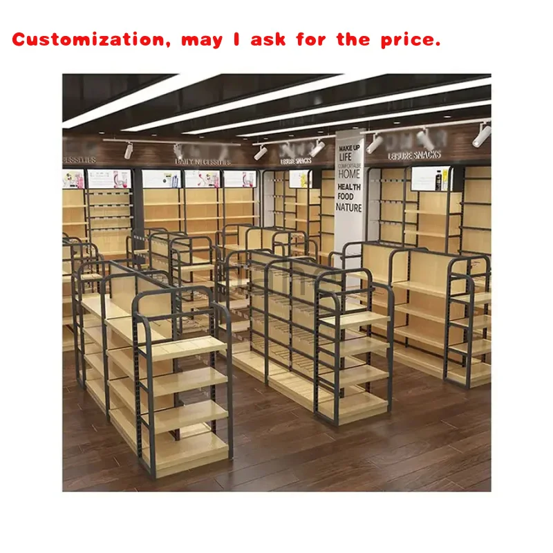 

на заказ. Односторонний дисплей, полки для супермаркетов, удобный магазин, стеллажи для хранения, полки