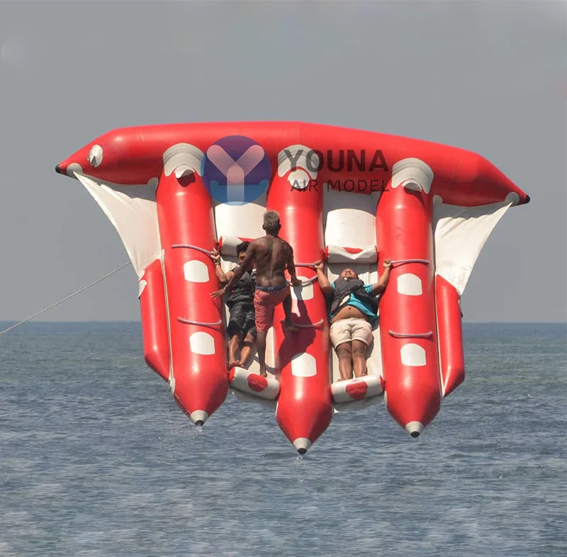 

Inflatable Banana Floating Boat Inflatable Water Sports Inflatable Surfing Equipment For Water Park Sports Game Playing