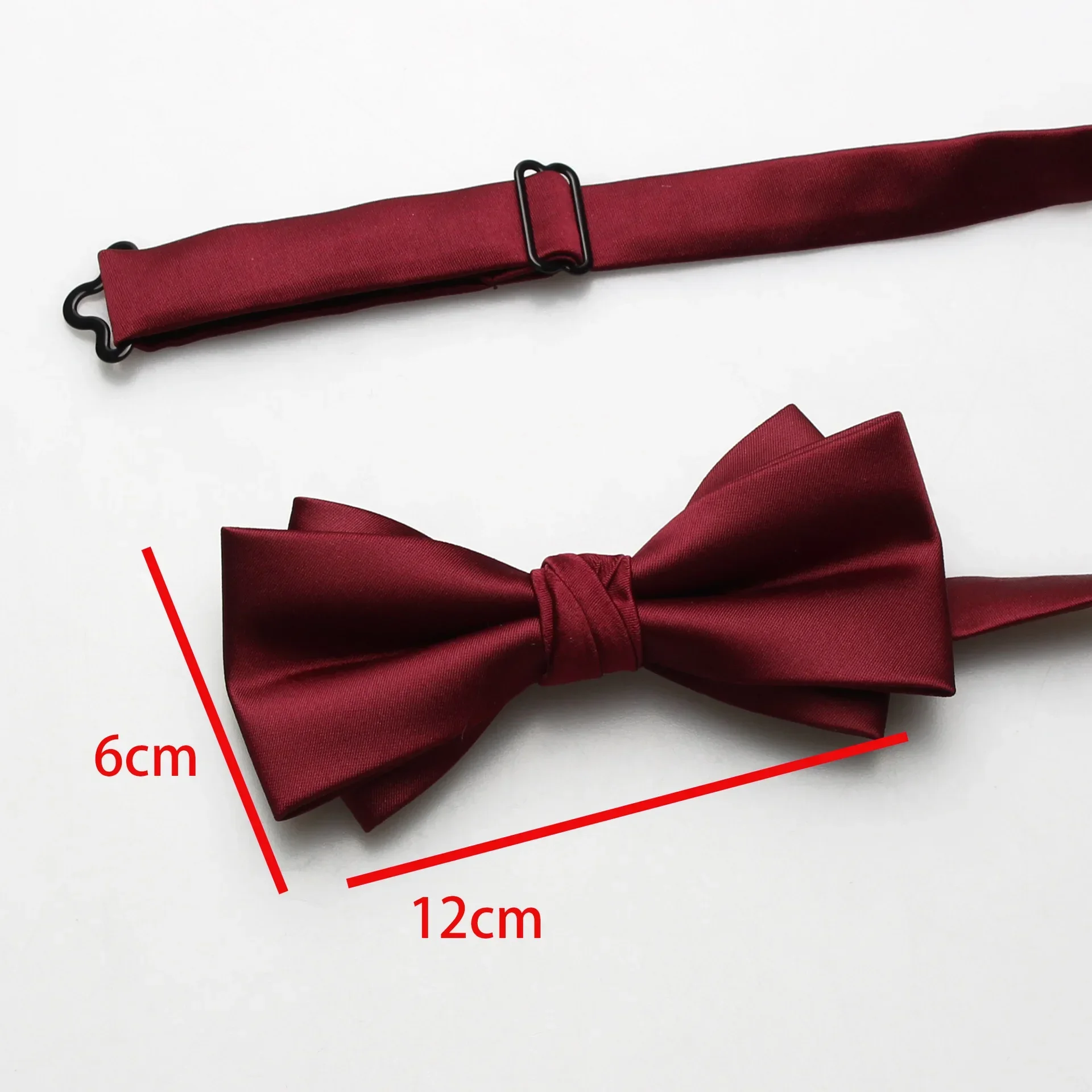 Reusable blue red wool Women children velvet boy girl men flexible green color bow tie black accessories