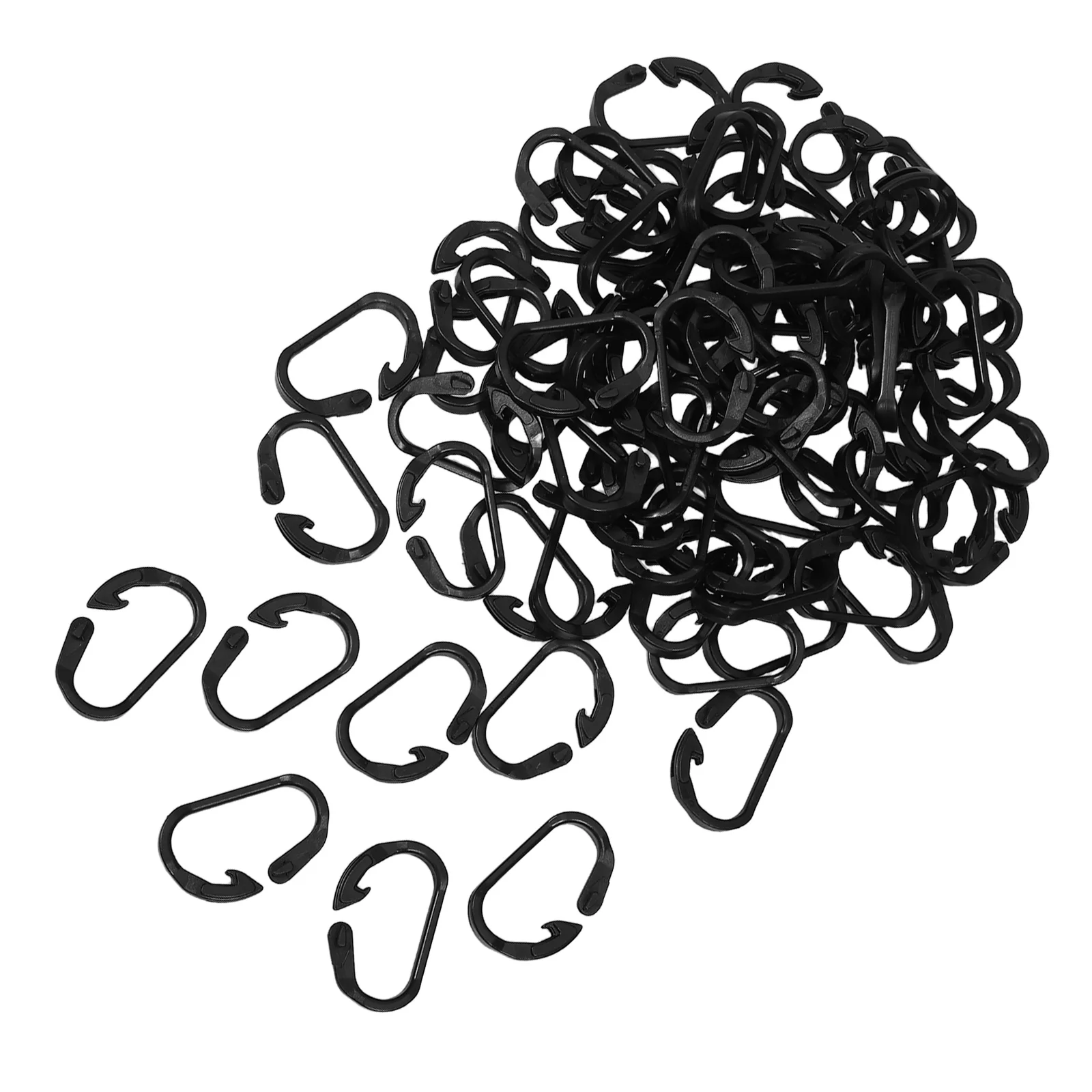 100 Pcs Outdoor Hook Heavy Duty Tarp Clips Hooks for Garage Canopy Camping Awning Tent Accessories