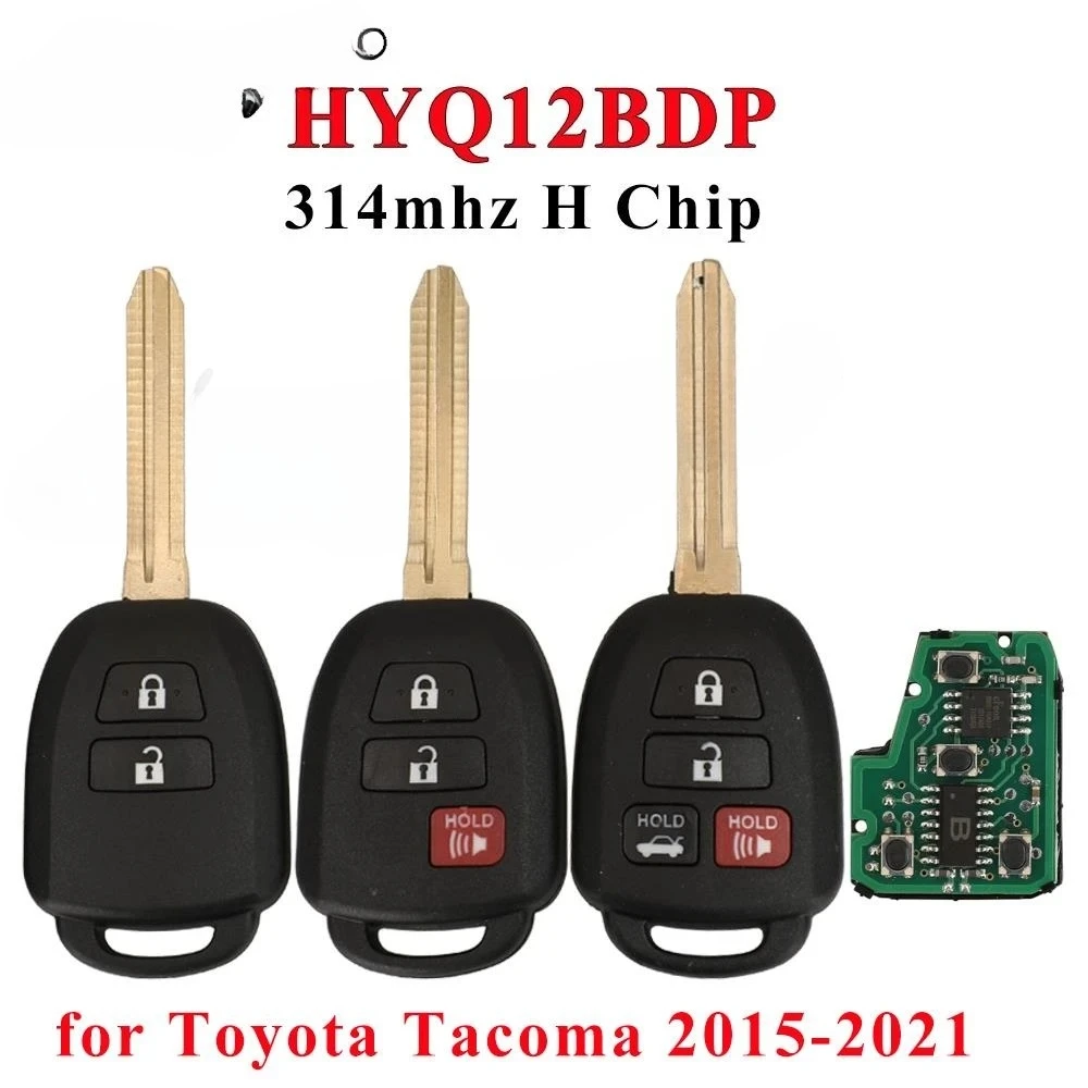 

HYQ12BDP 314 МГц H чип дистанционный автомобильный ключ для Toyota Tacoma/Tacoma Combo RAV4 Kluger Higlander 89070-42880 04020 брелок