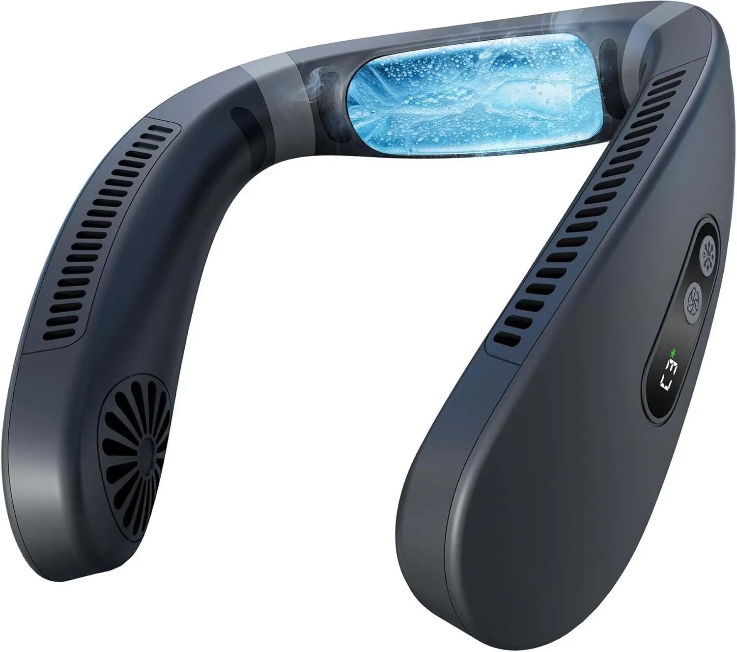 

Ультра-охлаждающий вентилятор для шеи с аккумулятором 5500 мАч, портативный перезаряжаемый персональный кондиционер для облегчения жары летом