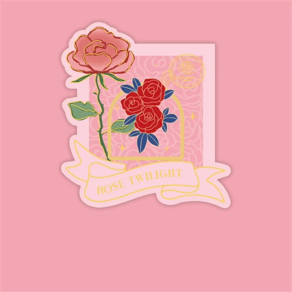 1 pc Metal ins High Appearance Level Rose Bookmark for Pages Books Readers Children Collection