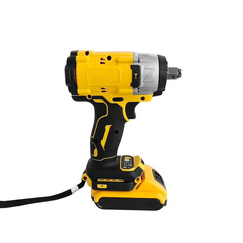 Power Tools Brushless Lithium Ion Cordless Ultra High Torque 380-550N.m Impact Electric Wrench Hammer Crusher Wear Parts