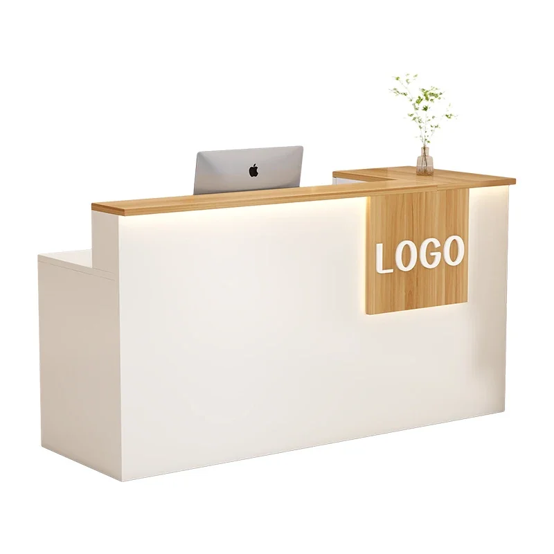 

Small Cafe Reception Counter Simple Design Modern Style Reception Desk Beauty Salon Escritorios De Computadora Office Furniture