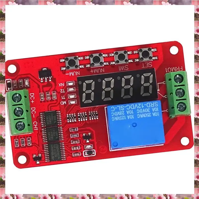 2025 DC 12V 1 Channel Relay Module FRM01 Multifunction Relay Loop Delay Timer Switch Self-Locking Timing Board,DC 12V 1 Channel