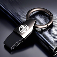 Luxury Men Women Suede/Metal Key Chain Fashion Keychain Key Ring Holder For Morris Garages MG 7 6 5 ZS MG4 EV ONE Cyberster MG3