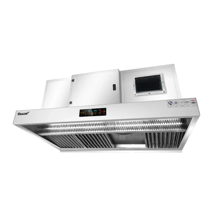 BBQ Grill Kitchen Smart All in one Kitchen Hood with purification system