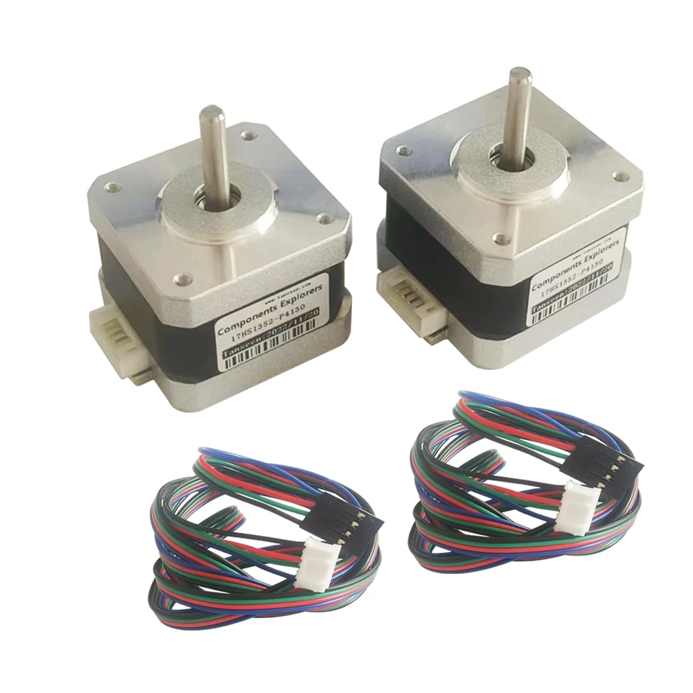 Nema 17 Stepper Motor 17HS1352-P4130 42BYGH33 Motors 1.3A 0.25Nm 1.8 Degree for CNC 3D Printer