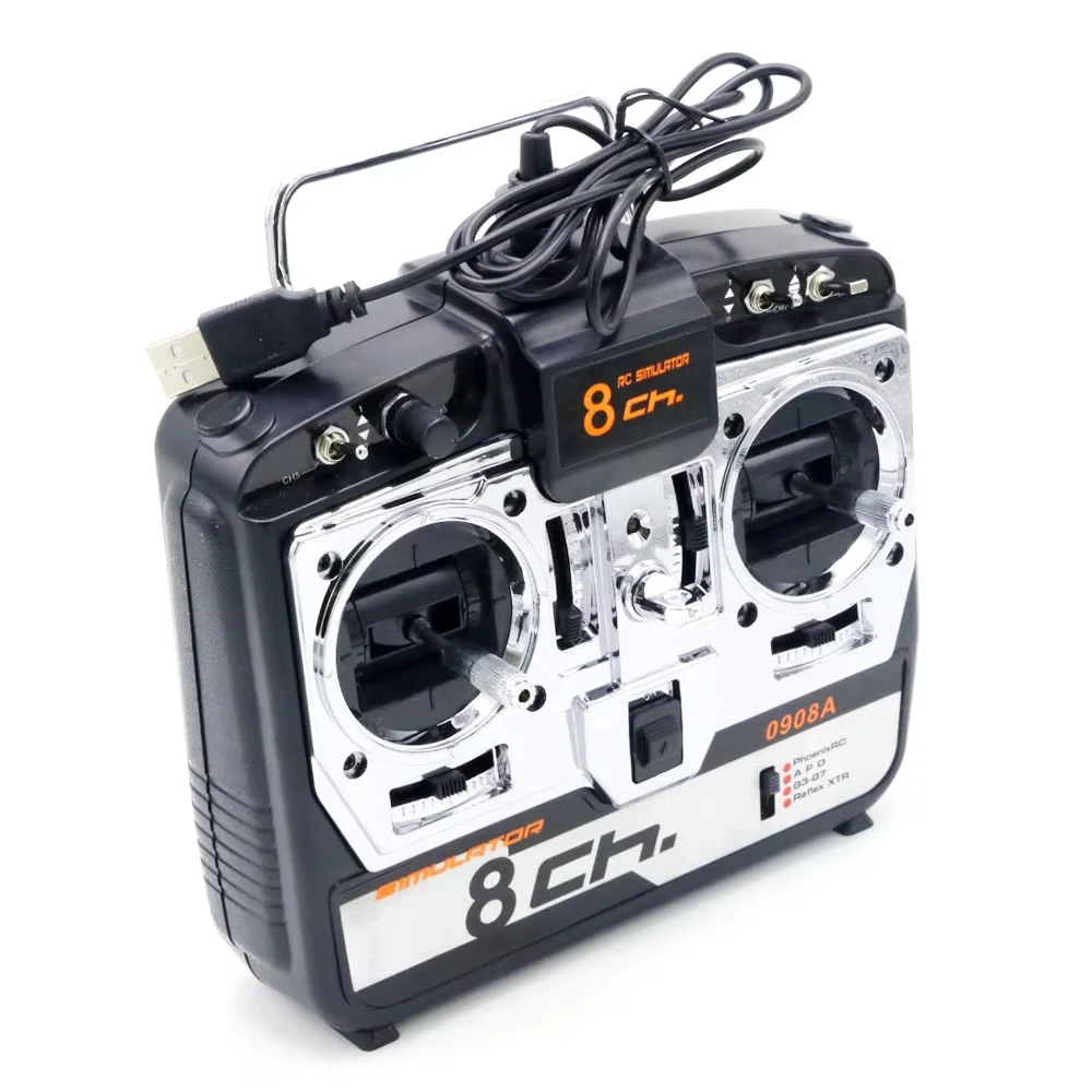 

8CH RC Flight Simulator JTL0908A RealFlight Helicopter 3D Airplane Multicopter Quad Drone Simulator Mode 2