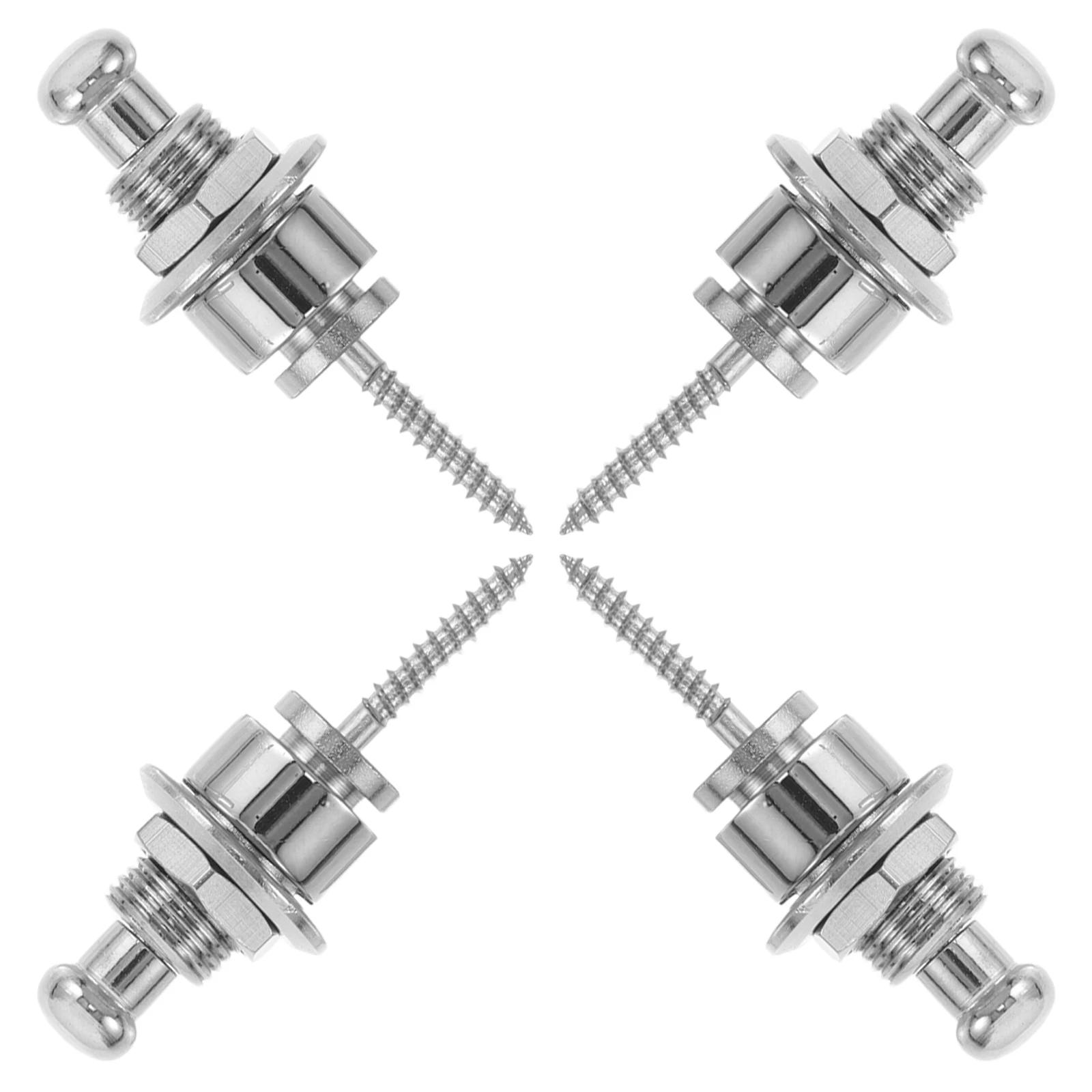 4 stücke Anti-Slip Gitarre Strap Schlösser Universal Fit Für Akustische Klassische Ukulele Elektrische Bass End Pins Hardware Zubehör strap
