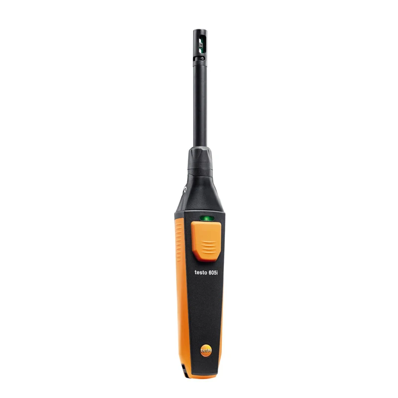 Testo 605i Thermohygrometer Operated Via Smartphone Bluetooth Range Up To 100M Smart Probes Temperature Humidity