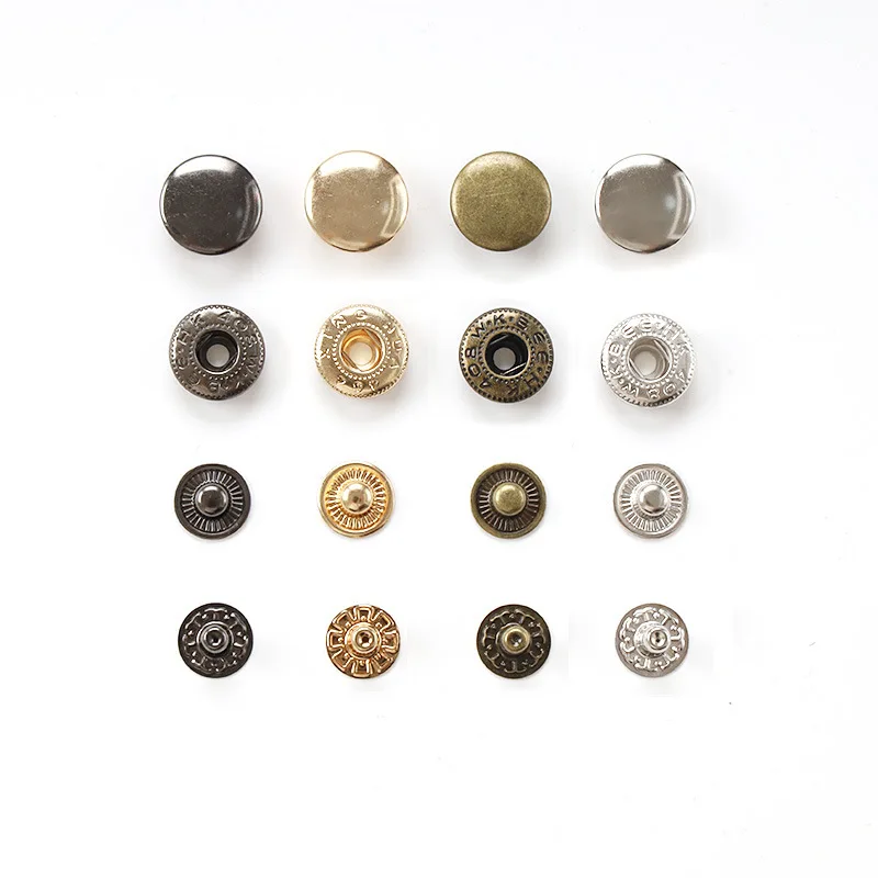 1000sets 8050 Jeans Metal Four-button Snap Button Jacket Iron Rust-proof Snap Rivet Bolt Leather Craft For Clothing Decoration