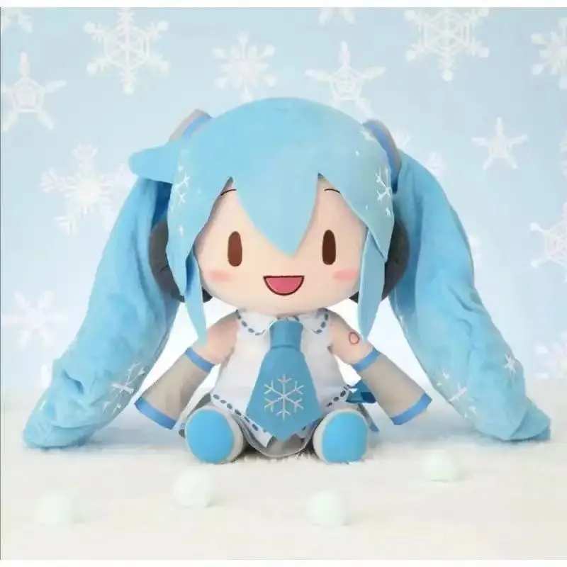 32CM New fufu Hatsune Miku Plush Doll Cute kawaii Pillow Cartoon  Anime Girl Shake scallions Children\'s Gift Kids Toy