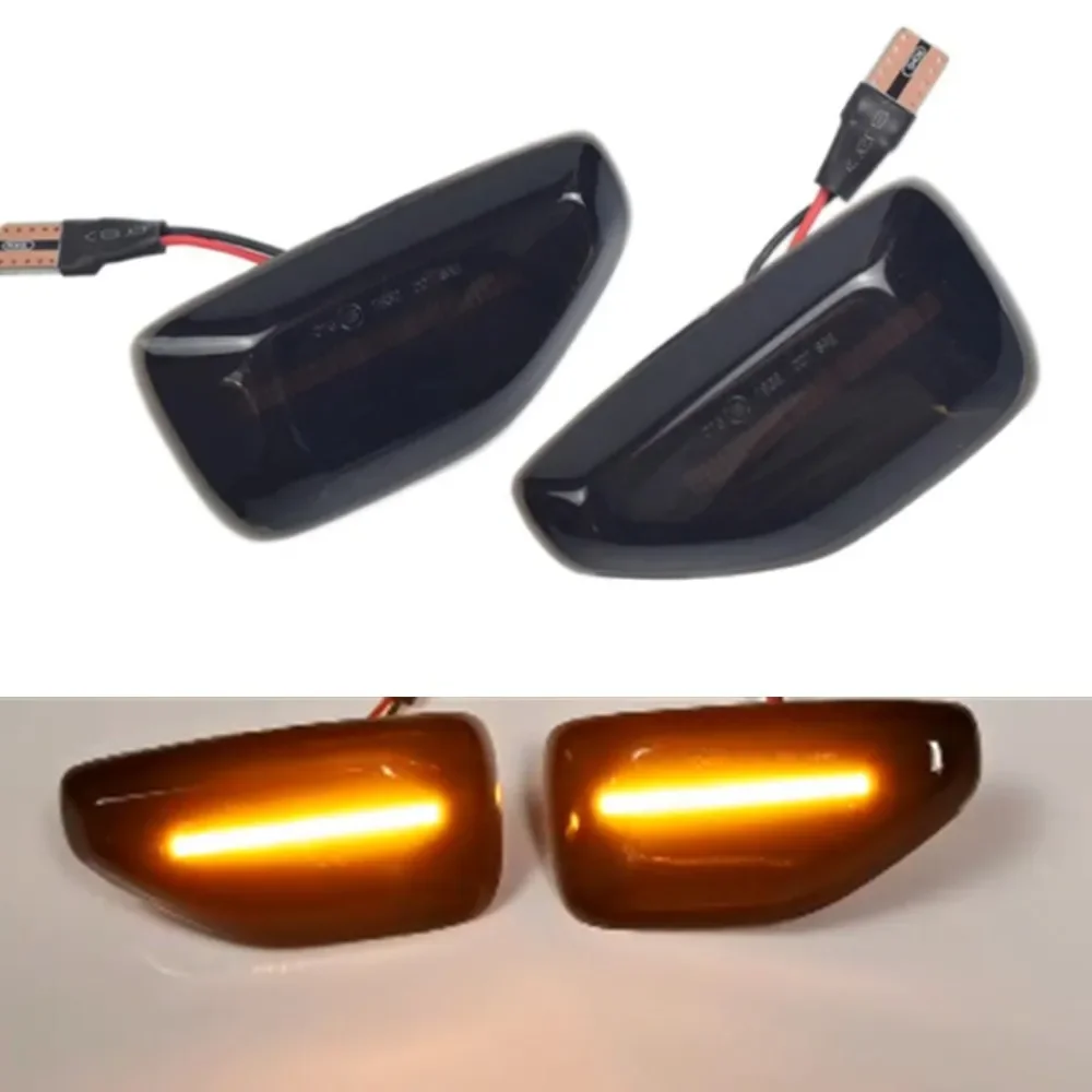 

2 шт. динамический светодиодный фонарь на крыло, боковой габаритный фонарь для Dacia Logan II 2012 Sandero II 2012 Duster 2018, индикаторная лампа-повторитель