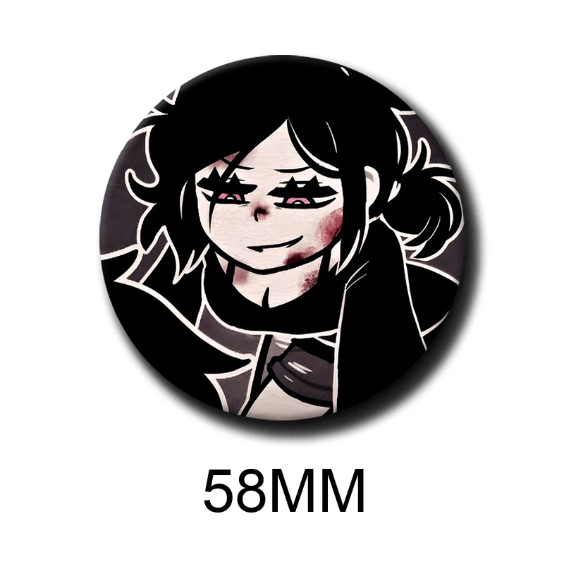 58mm Creative Cartoon Figure Brooch Pins Game The Coffin of Andy and Leyley Badge Backpack Shoes Decor Accessories Jewelry Gift
