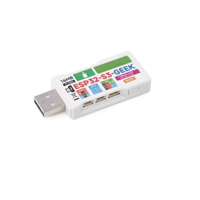 ESP32-S3-GEEK Development Board ESP32-S3R2 Chip Solution 1.14-inch 65K Color LCD Support WiFi and Bluetooth LE