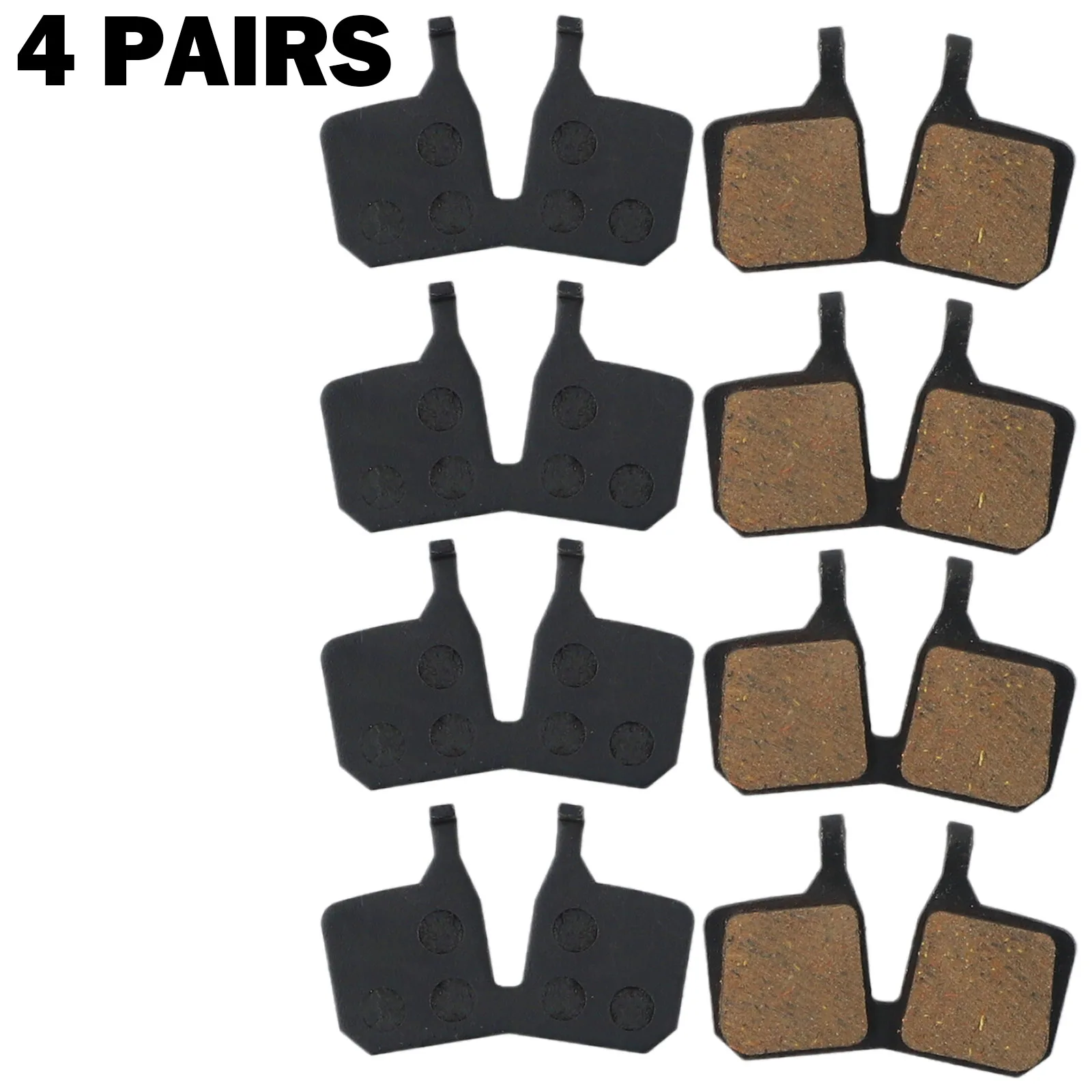 4 Pairs MTB Bike Bicycle Hydraulic Brake Pads Mountain Bicycle Brake Pads Wear-resistant Bicycle Accessories For-Magura MT5 MT7