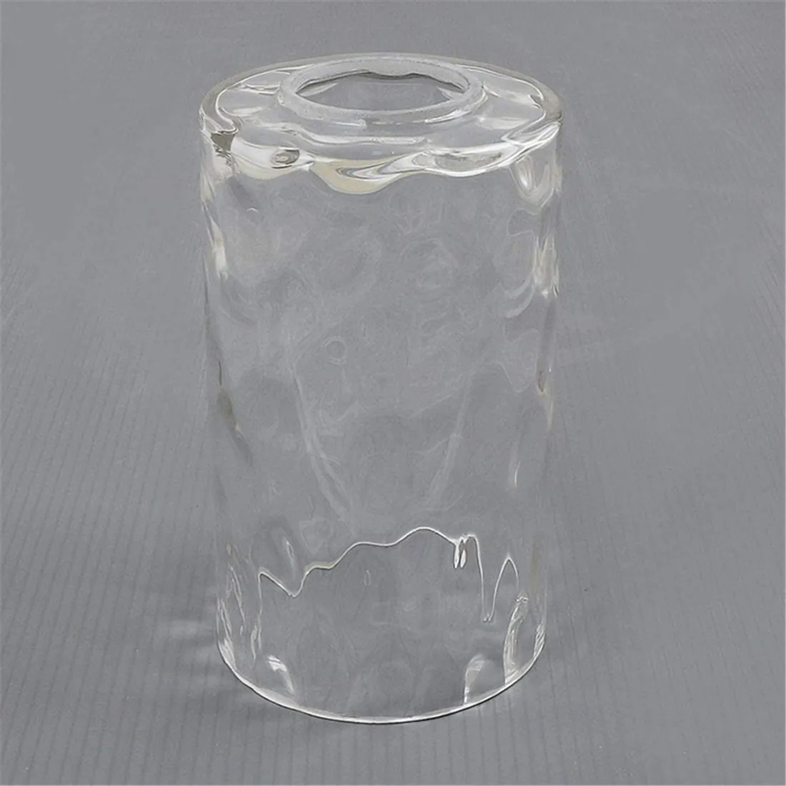 Clear Hammered Glass Lamp Shade Replacement Water Ripple Cylinder Glass Shade Accessory for Pendant Light Chandelier Wall Sconce